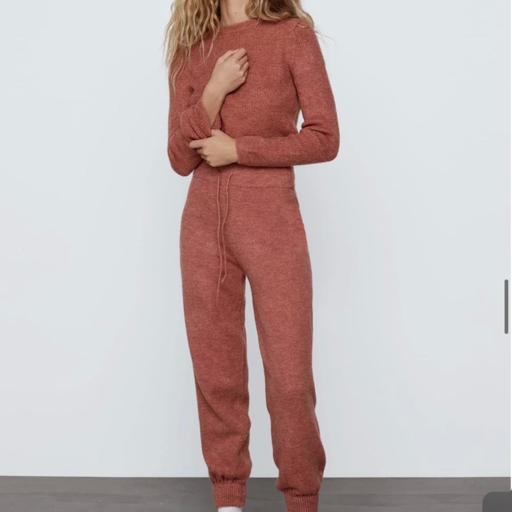 NWT Zara Knit loungewear Set